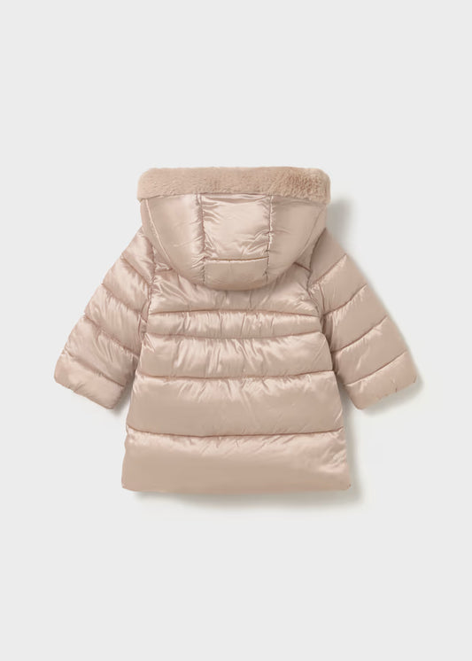 MAYORAL GIRLS LONG HOODED PUFFER JACKET