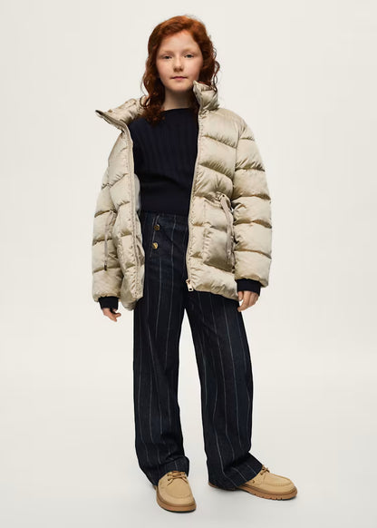 MAYORAL GIRLS LONG SATIN COAT