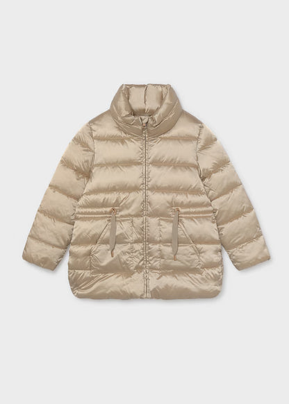 MAYORAL GIRLS LONG SATIN COAT
