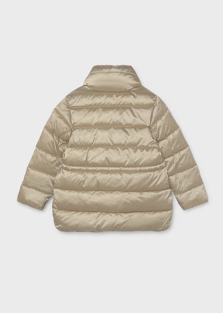 MAYORAL GIRLS LONG SATIN COAT