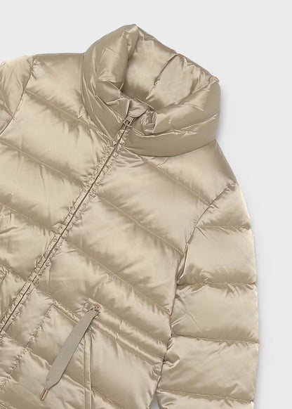 MAYORAL GIRLS LONG SATIN COAT