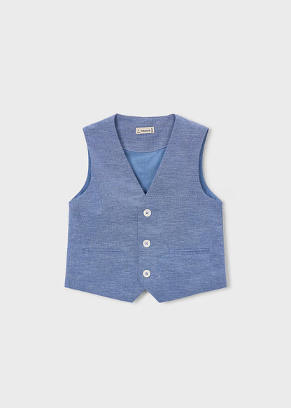 MAYORAL CHILDREN'S LINEN WAISTCOAT BOY