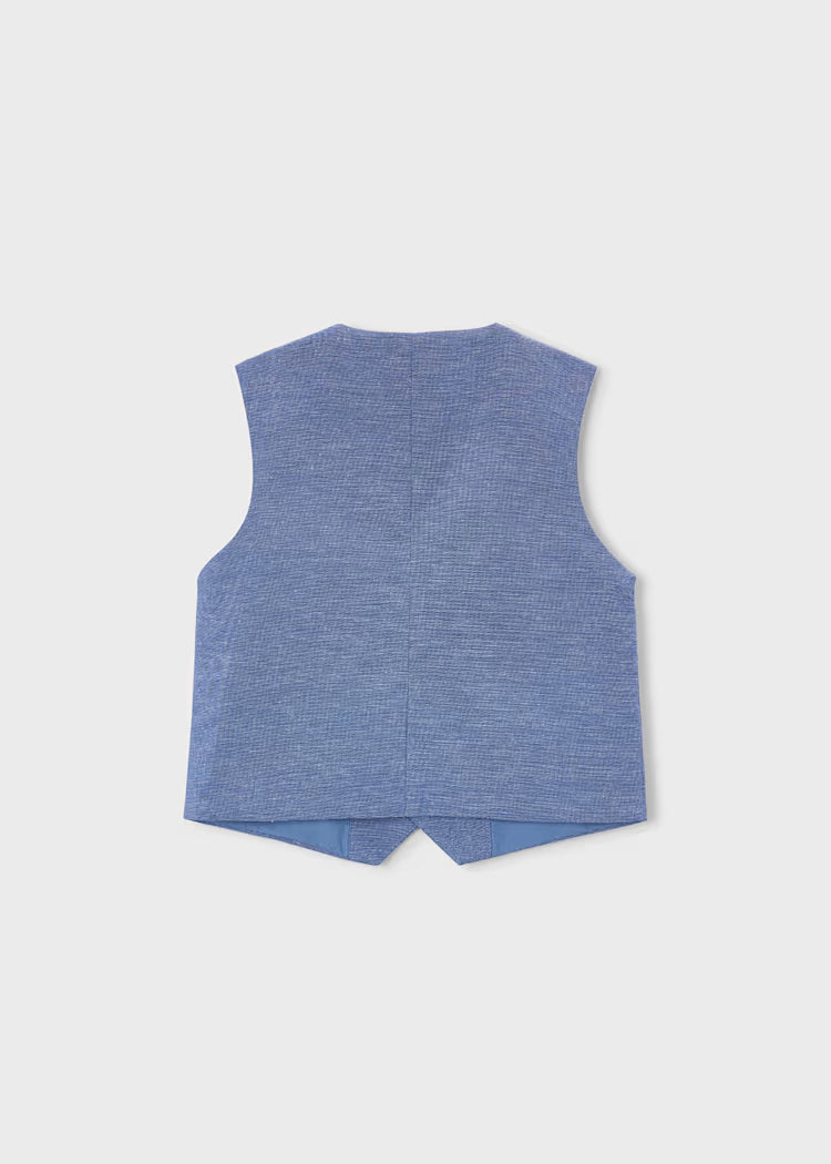 MAYORAL CHILDREN'S LINEN WAISTCOAT BOY