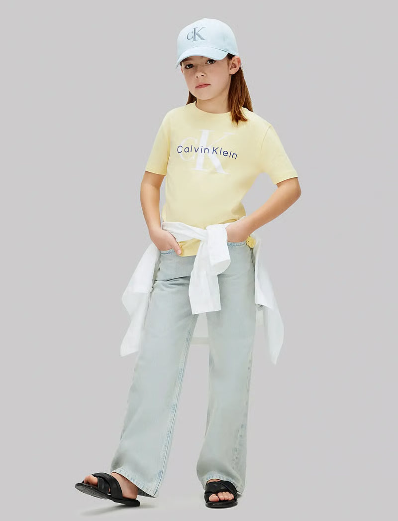 CALVIN KLEIN KIDS CK MONO LOGO T SHIRT