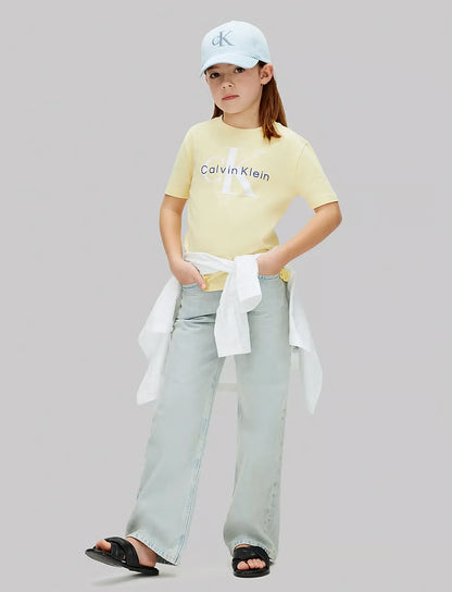 CALVIN KLEIN KIDS CK MONO LOGO T SHIRT