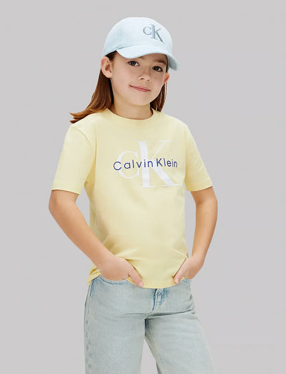 CALVIN KLEIN KIDS CK MONO LOGO T SHIRT