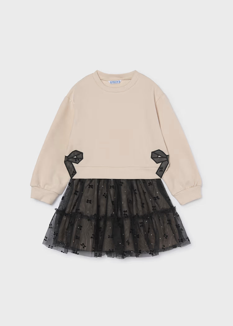 MAYORAL GIRLS TULLE SKIRT & JUMPER SET