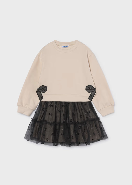 MAYORAL GIRLS TULLE SKIRT & JUMPER SET
