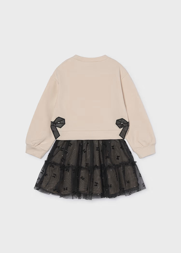 MAYORAL GIRLS TULLE SKIRT & JUMPER SET