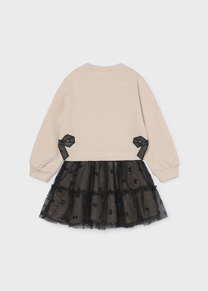 MAYORAL GIRLS TULLE SKIRT & JUMPER SET
