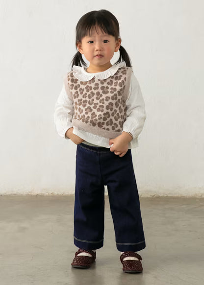 MAYORAL BABY PANTS AND BLOUSE SET WITH VEST