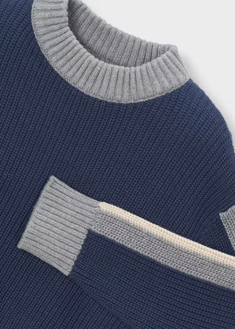 MAYORAL CONTRAST DETAIL SWEATER