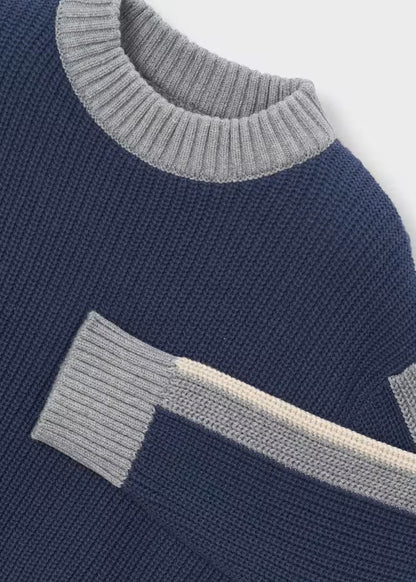MAYORAL CONTRAST DETAIL SWEATER