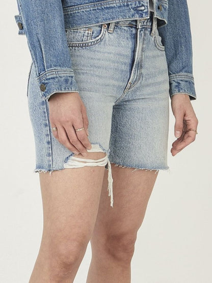 PEPE JEANS WOMAN MARY DESTROY DENIM SHORTS