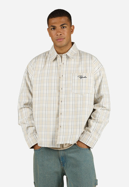 PEGADOR SIGNAR OVERSIZED FLANNEL SHIRT