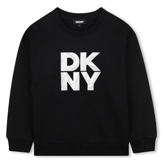 DKNY SWEATSHIRT WIHT EMBROIDERED LOGO