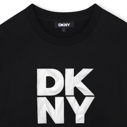 DKNY SWEATSHIRT WITH EMBROIDERED LOGO
