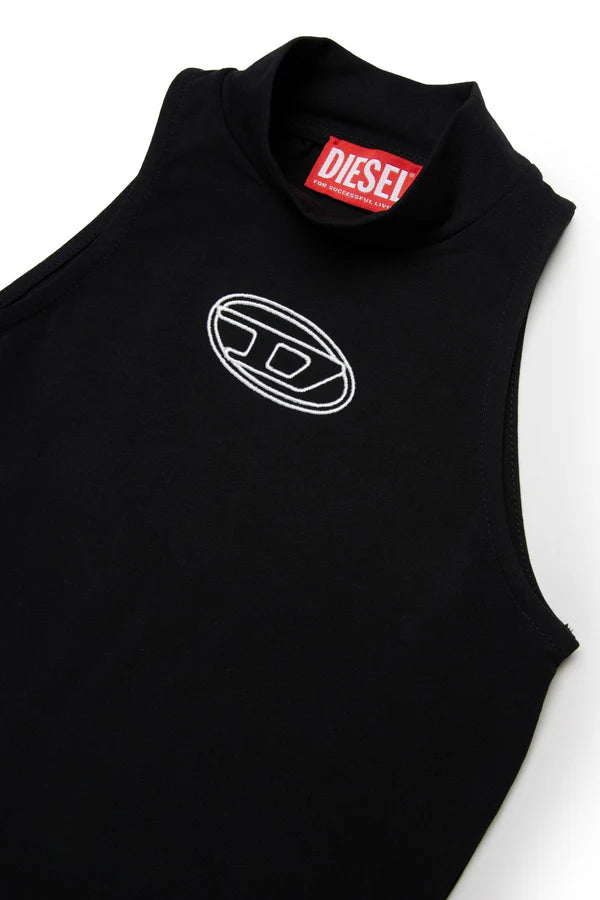 DIESEL GIRLS BODYSUIT IN STRETCH COTTON BLEND