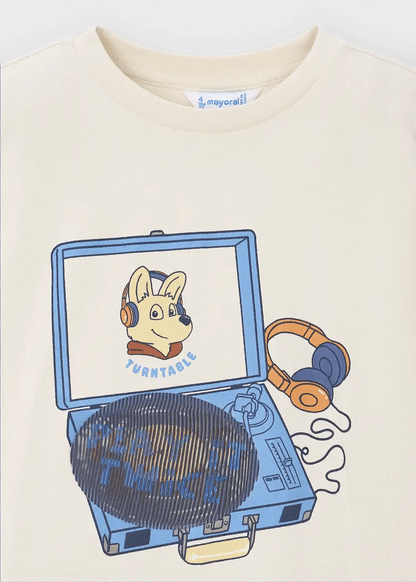 MAYORAL KIDS LS PRINTED T SHIRT