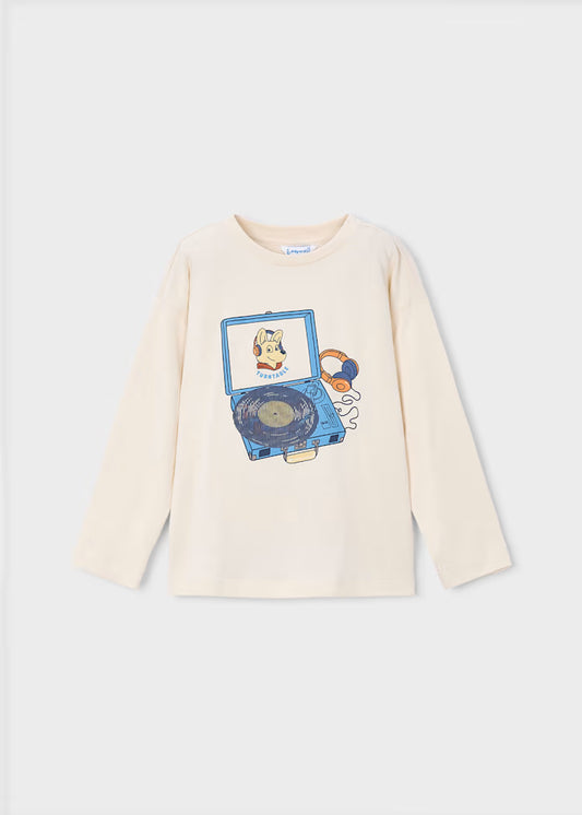 MAYORAL KIDS LS PRINTED T SHIRT