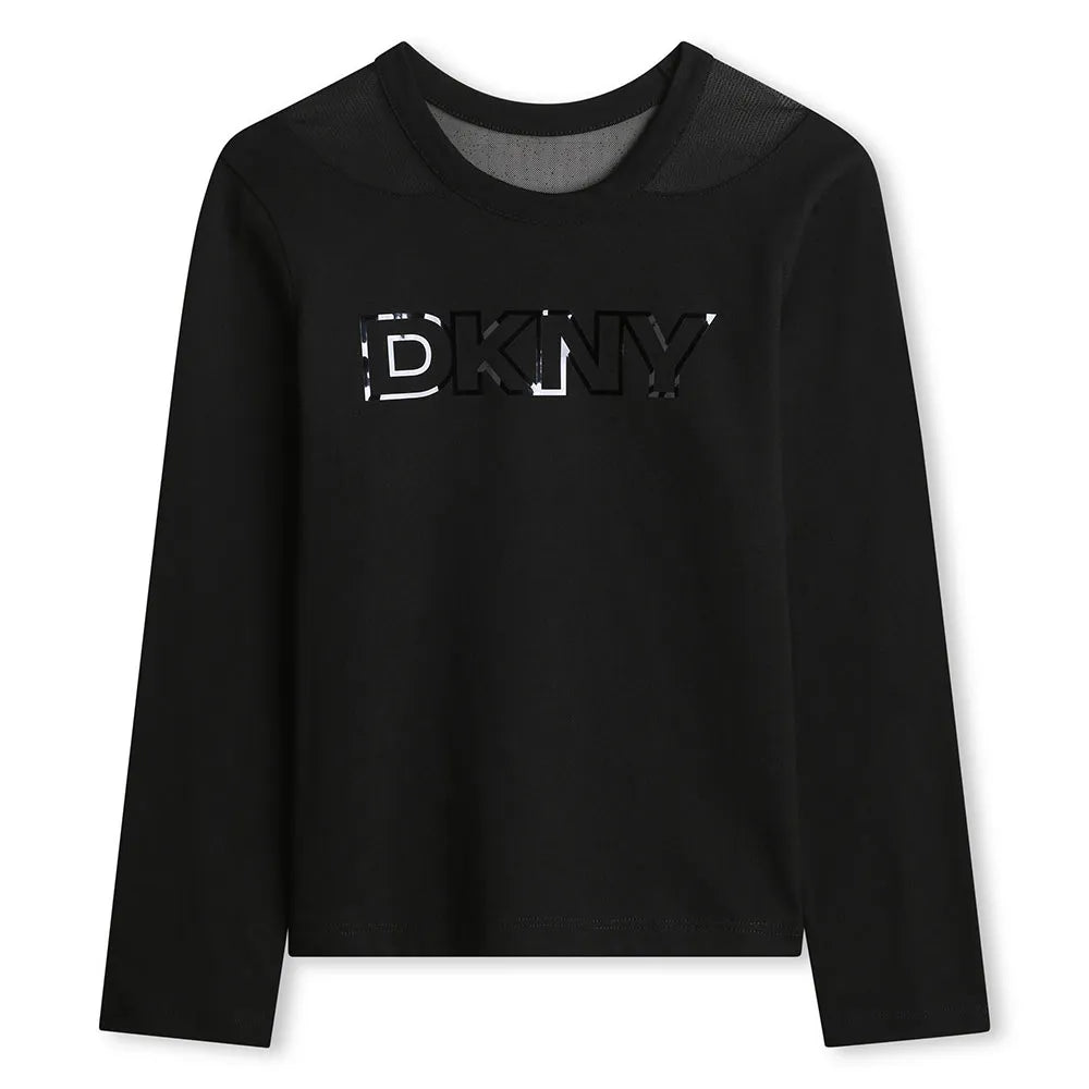 DKNY KIDS EMBROIDERY T SHIRT