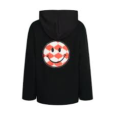 TC ARLEQUIN SMILE APPLIQUE HOODED JACKET