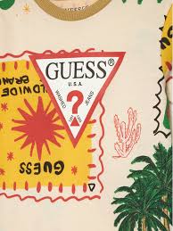 GUESS KIDS MULTIPRINTED T SHIRT