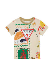 GUESS KIDS MULTIPRINTED T SHIRT