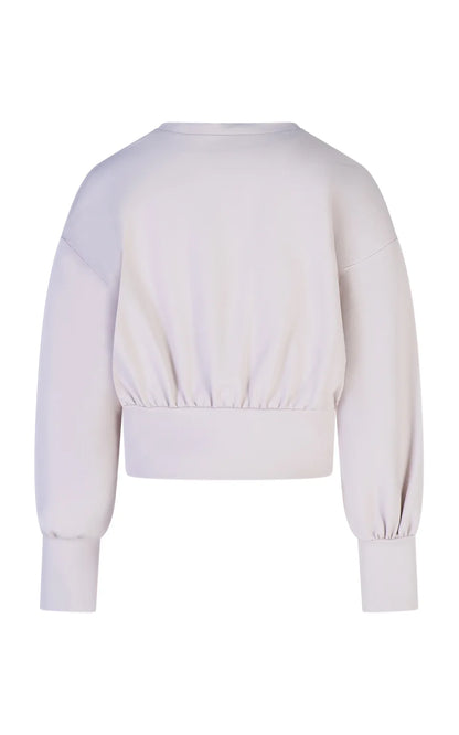 FUN FUN MILANO STITCH SWEATSHIRT WITH WIDE SLEEVES AND METAL LOGO DETAIL