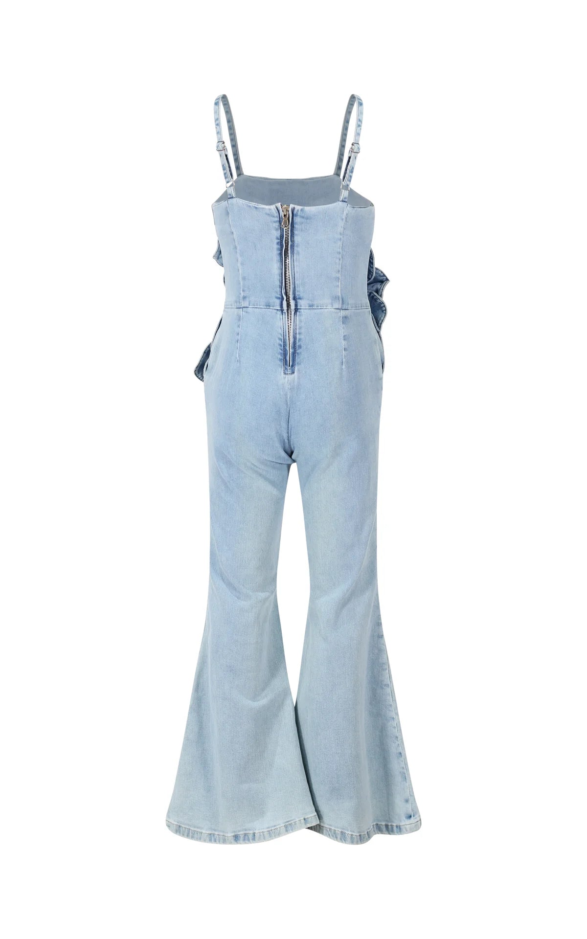 FUN FUN BLUE DENIM JUMPSUIT