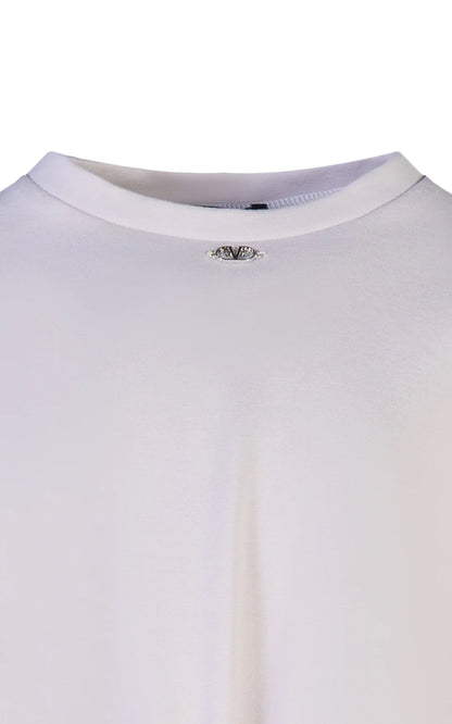 FUN FUN MILANO STITCH SWEATSHIRT WITH WIDE SLEEVES AND METAL LOGO DETAIL