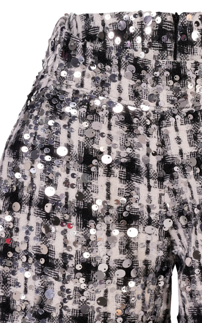 FUN FUN SHORTS IN SEQUINED FABRIC WITH INNER LINING