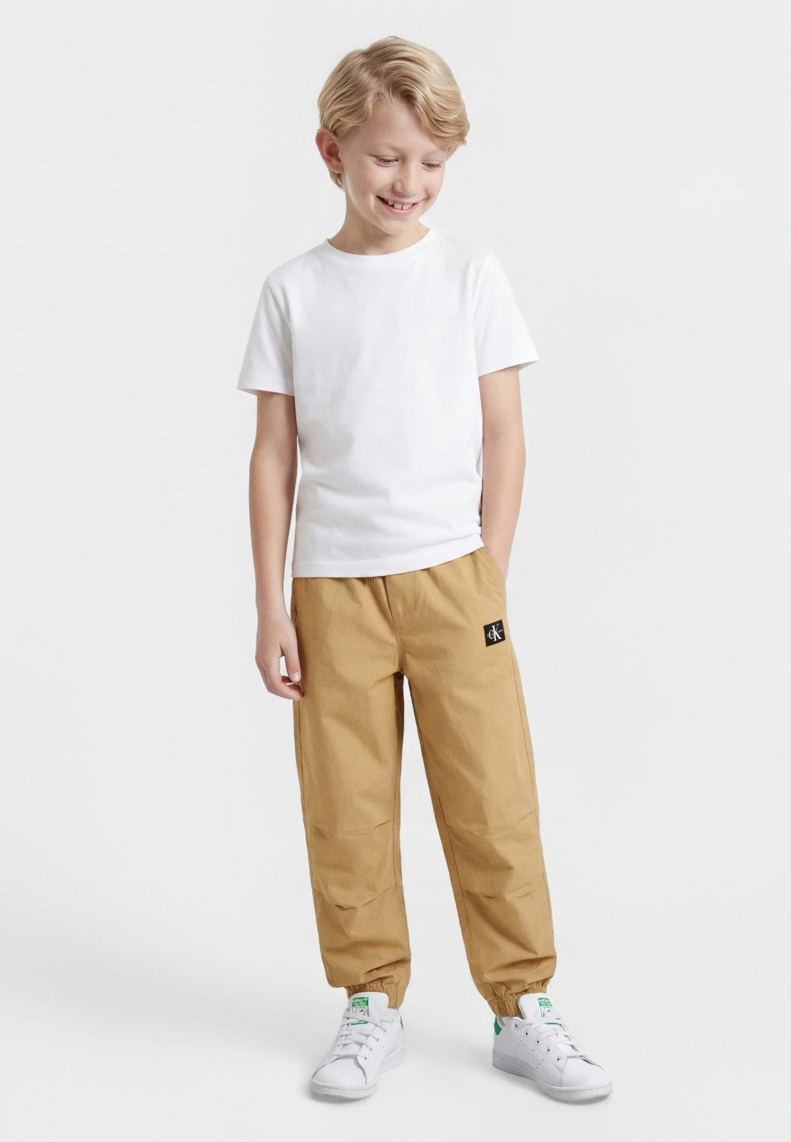 CALVIN KLEIN KIDS COTTON STRETCH POLO SHIRT
