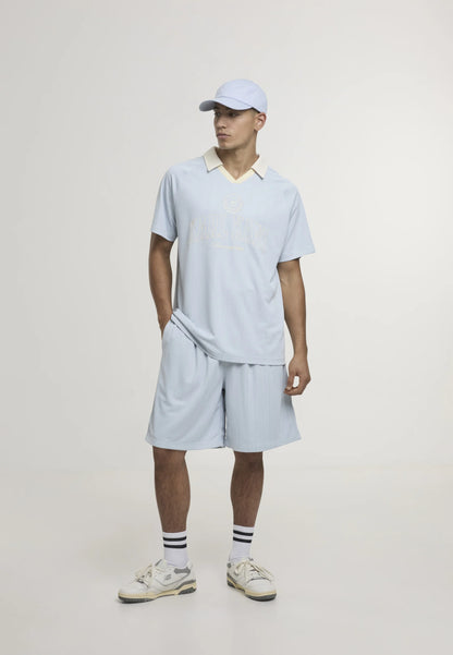 KARL KANI SHADOW PINSTRIPE SHORTS