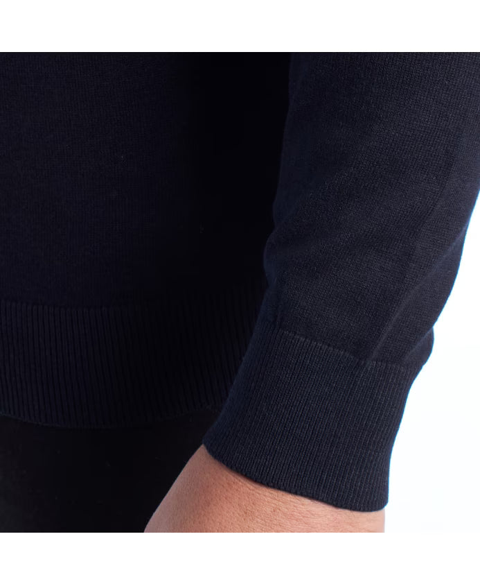 U.S POLO ASSN CREW NECK SWEATER IN COTTON & CASHMERE BLEND