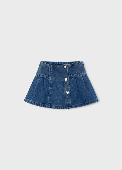 MAYORAL PLEATED DENIM  SKIRT