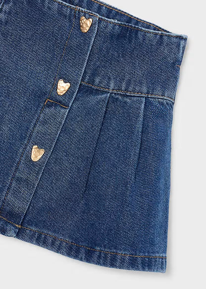 MAYORAL PLEATED DENIM  SKIRT
