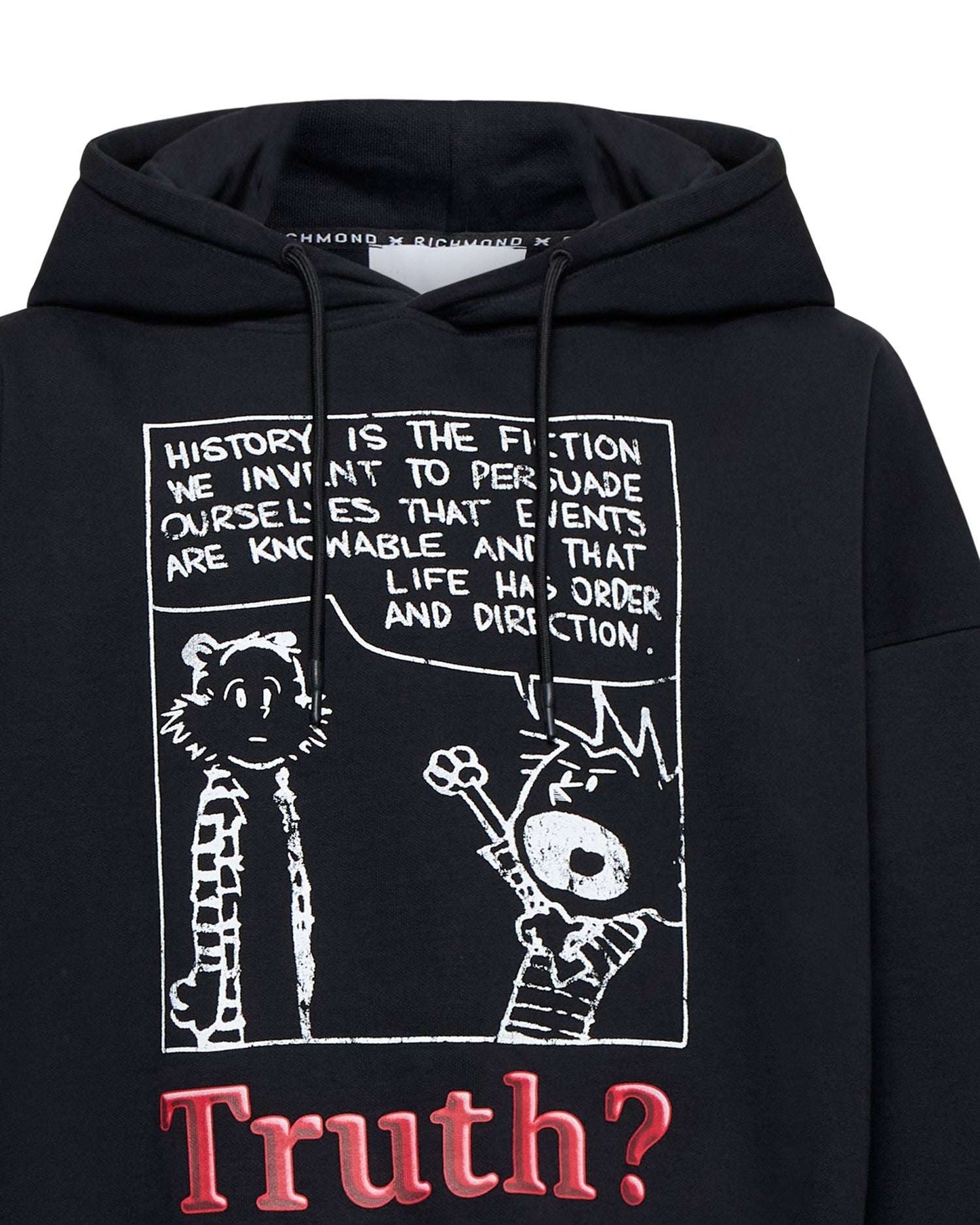 JOHN RICHMOND GRAPHIC LOGO HOODY