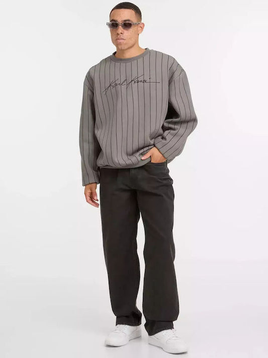 KARL KANI AUTOGRAPH PINSTRIPES SWEATSHIRT
