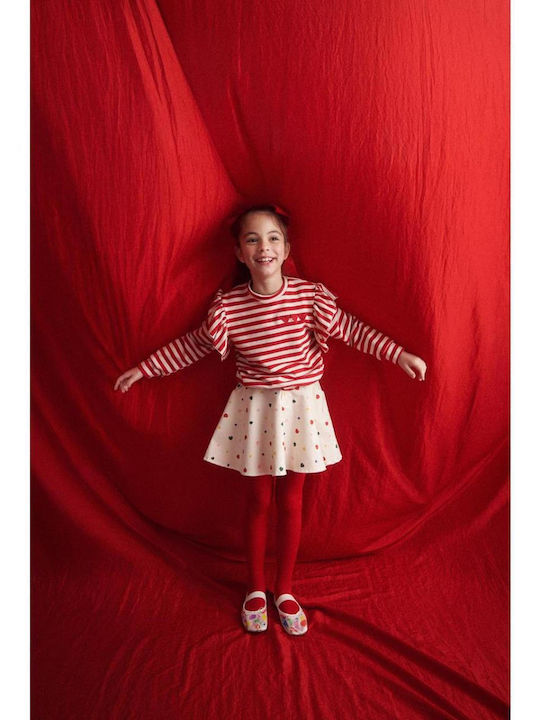 TWO IN A CASTLE STRIPED UNIVERSE EMBROIDERY SWEATER