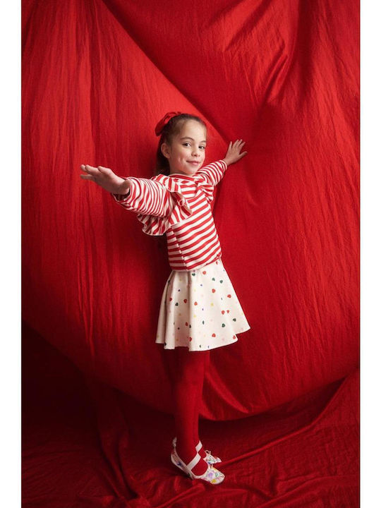 TWO IN A CASTLE STRIPED UNIVERSE EMBROIDERY SWEATER