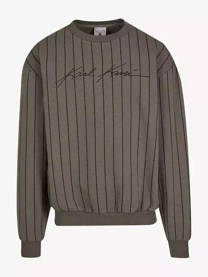 KARL KANI AUTOGRAPH PINSTRIPES SWEATSHIRT