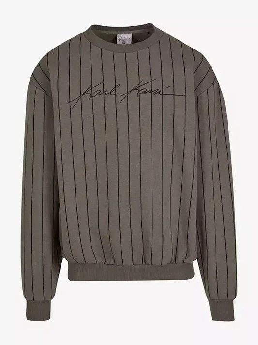 KARL KANI AUTOGRAPH PINSTRIPES SWEATSHIRT