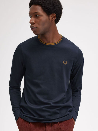 FRED PERRY TWIN TIPPED T SHIRT