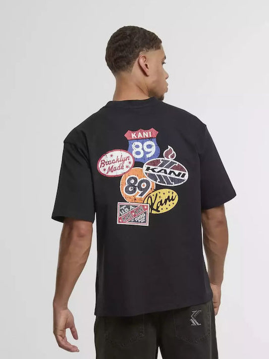 KARL KANI RETRO PATCH OVERSIZED TEE