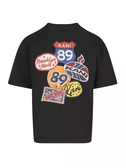 KARL KANI RETRO PATCH OVERSIZED TEE