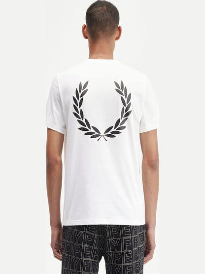 FRED PERRY T SHIRT BACK EMBROIDERY