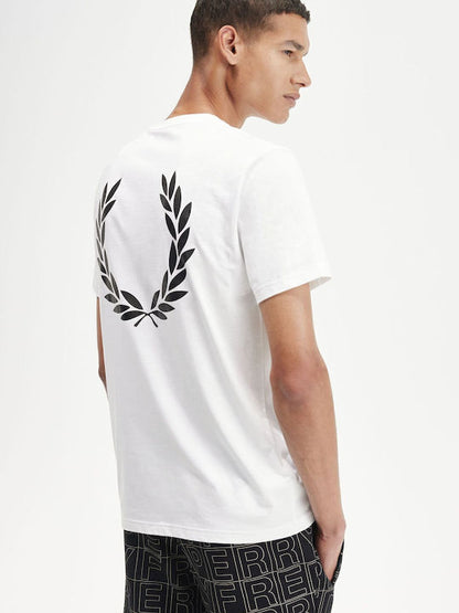 FRED PERRY T SHIRT BACK EMBROIDERY