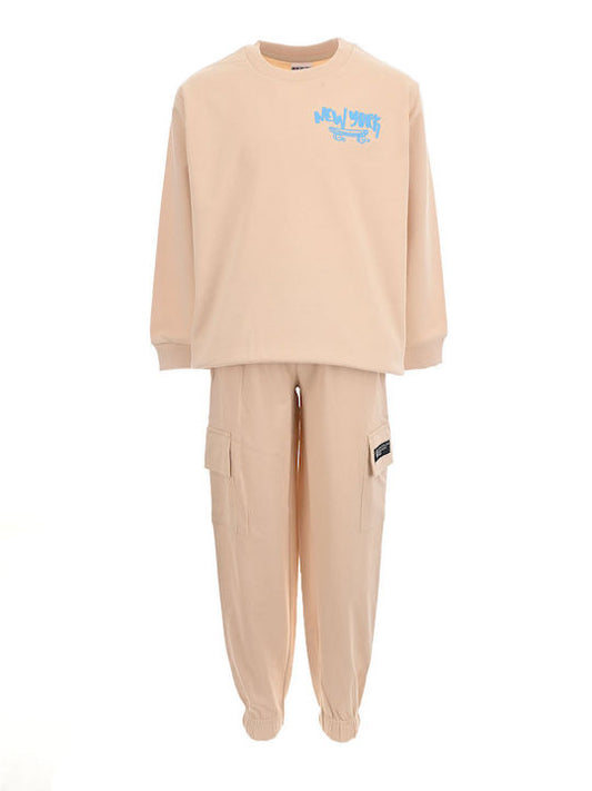 NEW COLLEGE SET CARGO TRACKSUIT