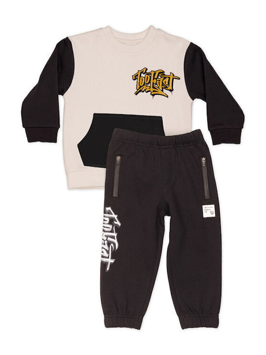 NEW COLLEGE TOO FAST KIDS HOODED TRACKSUIT